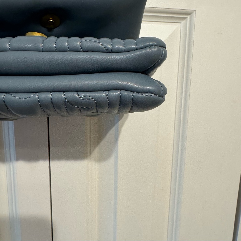 Zara light blue quilted bag - Picture 6 of 7